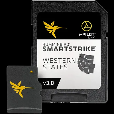 HUMMINBIRD 6000403 Smartstrike Maps Western States V3
