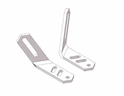HUSKY TOWING 31401 Angle Bracket Replacement Kit