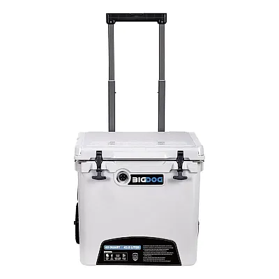 HUSKY TOWING BDCR45 45 Qt Rolling Cooler W Accessories