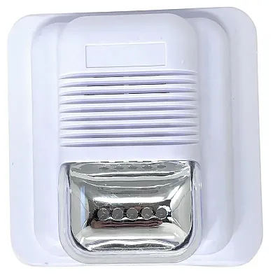 Hard-Wired Doorbell Horn + Strobe (Doorbell not Included) HW-LDHS2