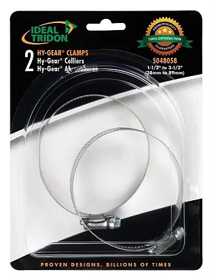 IDEAL DIVISN 5048V 2Pk Hose Clamps Carded