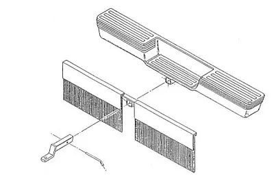 INDUST.BRUSH 3009796 Hitch Mount Splash Stop