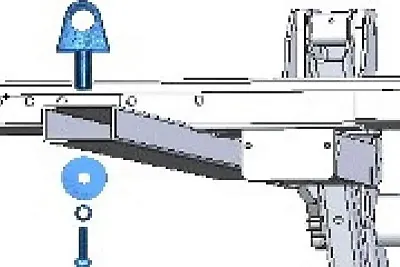 INN RV TECH TDA3401 Tie-Down Anchor For Hydralift Arm