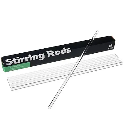 12" Glass Stirring Rods, 8-pack IBKR-111