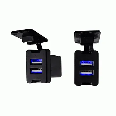 Installbay Ibr66 Toyota Style Knockout Usb Car Charger With Dust