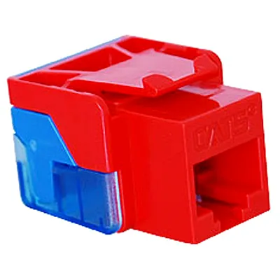 ICC IC1078E5RD Module, Cat 5E, Ez, Red