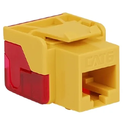 ICC IC1078L6YL Module, Cat 6, Ez, Yellow