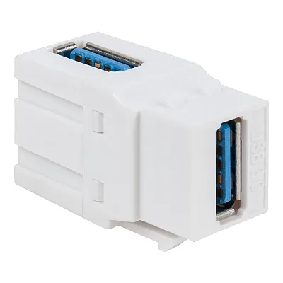 ICC IC107AUSWH Module, 90 Degree Usb 3.0, F-F, Wh