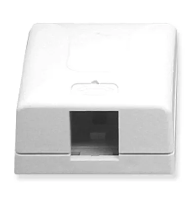 ICC IC107SB1WH Surface Mount Box, 1-Port, White