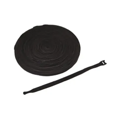 ICC ICACSVB8BK Velcro Cable Tie, 8", Black, 100Pk