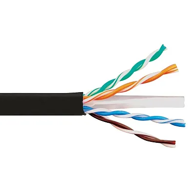 ICC ICCABR6EBK Cat6E Cmr Pvc Cable Black