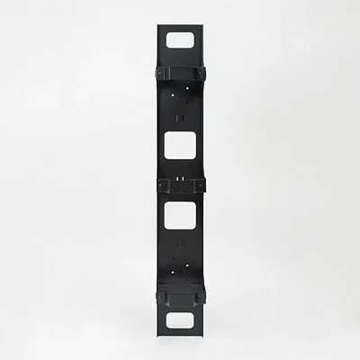 ICC ICCMSC40BK Vert Channel W/ Plastic Cover,40In, 4 Pk