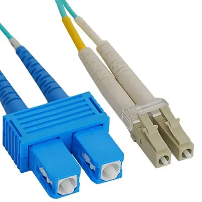 ICC ICFOJ2G703 Jumper, Lc-Sc, Duplex, 50/125, 10G, 3M