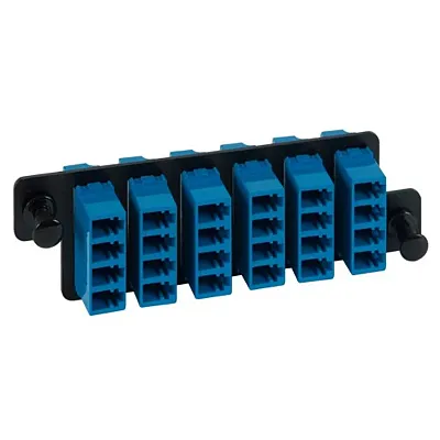 ICC ICFOPL16H9 Hd Adapter Panel, 6? Quad Lc,24F,Blue,Sm