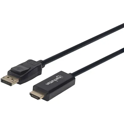 Manhattan 153188 1080P Displayport To Hdmi Cable (10 Ft.)