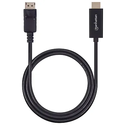 Manhattan 153195 4K @ 60 Hz Displayport To Hdmi Cable (3 Ft.)