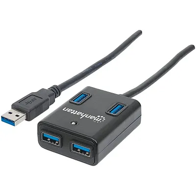 Manhattan 162296 Superspeed Usb 3.0 Hub