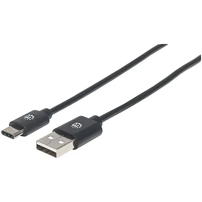 Manhattan 354929 6-Ft. Usb-C Male To Usb-A Male Cable