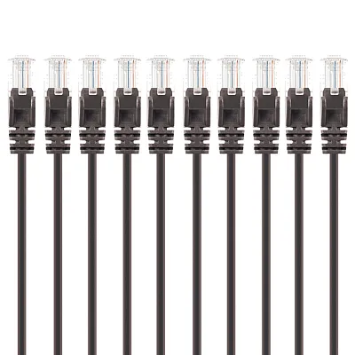 Intellinet Network Solutions 745048 Cat-6 U/Utp Slim Network Patch Cable, 20 Ft.