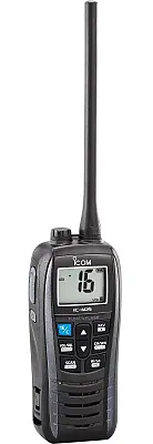 ICOM M25GRAY11 Vhf-Hh Float+Flash Usb 5 Watt Gray