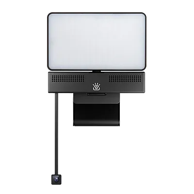 Icontact Camera Iccp01-B 4K Hd Pro Webcam With Light Panel, Retractable Arm For