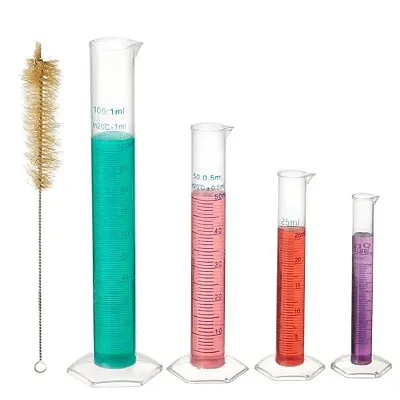 4-pack PP Graduated Cylinders, 10-100mL ICYL-002