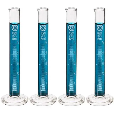 4-pack Glass Cylinders, 5mL ICYL-102