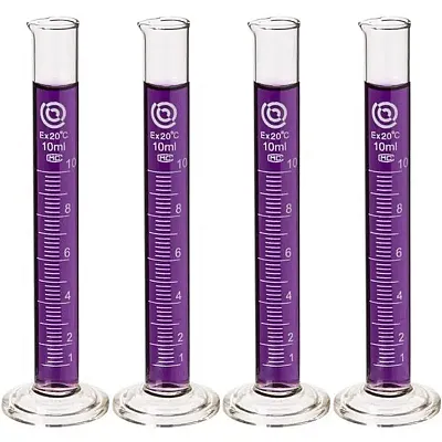 4-pack Glass Cylinders, 10mL ICYL-103