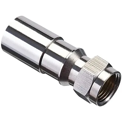 Ideal 92-650 Rg6 F-Compression Connectors, 50 Pk
