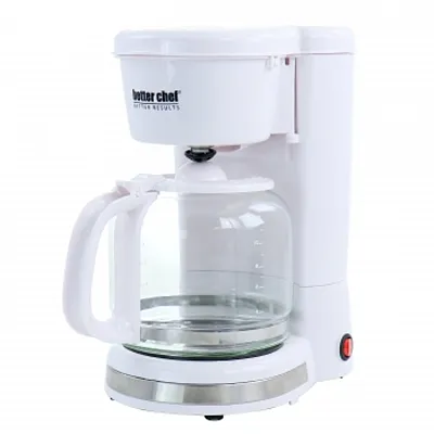 Better Chef 12 Cup 900 Watt Coffee Maker in White