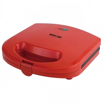 Better Chef Electric Nonstick Waffle Maker in Red