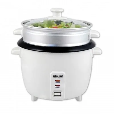 Better Chef 5-Cup Rice Cooker with Food Steamer