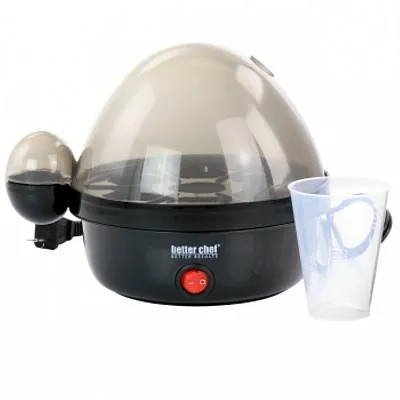 Better Chef 7-Egg Electric Egg Cooker in Black