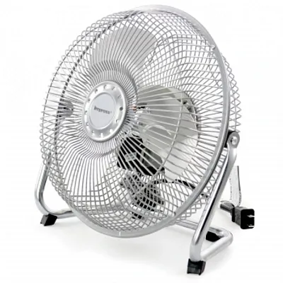 Impress 9-Inch All Metal High Velocity Fan Silver Finish