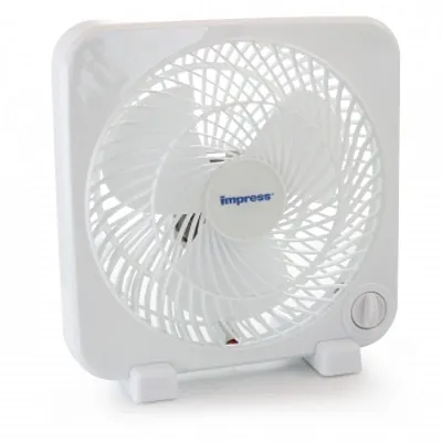 Impress 9 Inch Box Fan- White