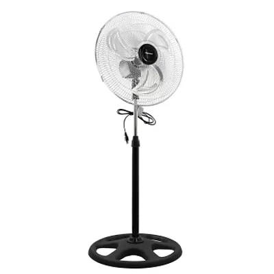 Impress 18 Inch Chrome Hi-Speed Industrial Standing Fan