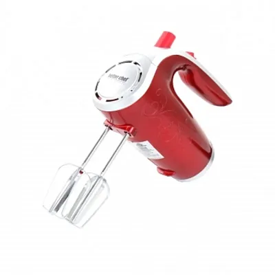 Better Chef 5 Speed Electric Hand Mixer in Red