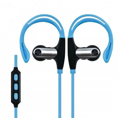 Supersonic Bluetooth Wireless Earphones and Mic in Blue