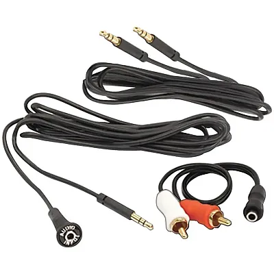 Pac Dash Mountable Aux Input Adapter 3.5Mm To Rca Adapter Includ