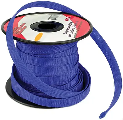 Installation Solution Expandable Braided Sleeve Blue 1/4&quot;