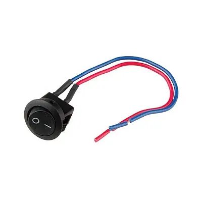 Nippon Mini Rocker Switch With 6&quot; Lead Wire