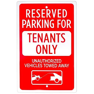 Parking Reserved for Tenants Only Sign ISGN-016