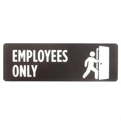 Employees Only Self-Adhesive Sign ISGN-202