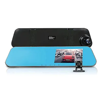 Pipeman&#039;S Installsolution 4.3&quot; Monitor With Rear View Mirror And Dvr