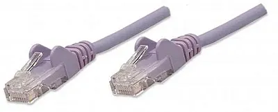 Intellinet 453479 7 Ft., Purple, Cat5E With Snagles