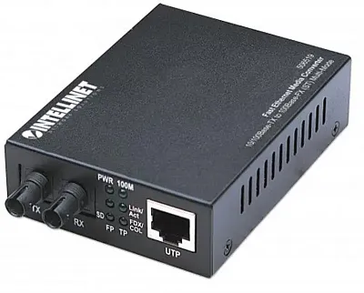 Intellinet 506519 Fast Ethernet Media Converter St Mm