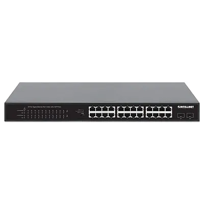 Intellinet 561891 24 Port Gigabit Unmanaged Poe 370Watt