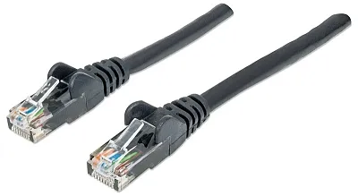 Intellinet 738309 Cat6E Boot Patch Cord 2 Ft Black