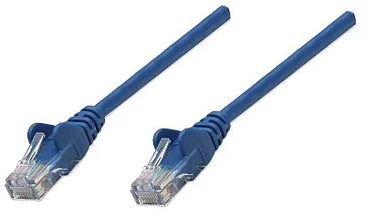 Intellinet 738316 Cat6E Boot Patch Cord 2 Ft Blue