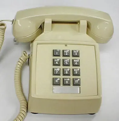 Cortelco Traditional Desk Phone 250009-Vba-20M Desk Ivory